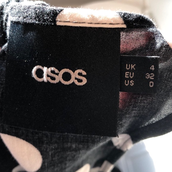 ASOS black and white tank, size 0 - Picture 3 of 4